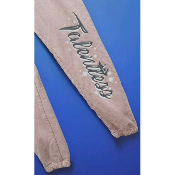 Talentless Sweatpants Women’s S Pink Logo Joggers Celebrity Style Y2K - Picture 3 of 6
